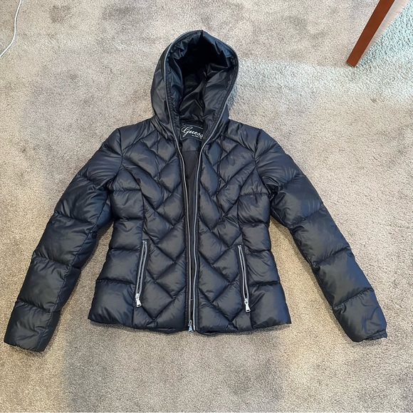 Guess Jackets & Coats Guess Quilted Down Puff Puffer Jacket Coat